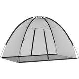  Komarnik Mongolia s vratima 220 mrežasti crni 200x120x130 cm | shoptok.hr
