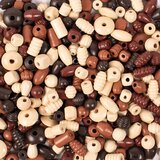 Playbox Drvene perle u prirodnim bojama, pakiranje od 250g | shoptok.hr