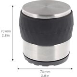 Wagner Talni blažilnik za vrata EH521, Ø 71 mm, višina 70 mm, srebrne/črne barve | Shoptok.si