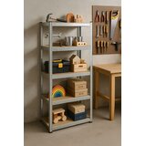  Stalak za pohranu 180x90x40 cm pocinčani čelik, 5 polica, kapacitet 875 kg ModernHome | shoptok.hr