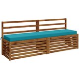  Jastučić za klupu SOEST 100% poliester Tirkizna 180 x 40 x 8 cm Slike