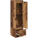 vidaXL Visoka ploča staro drvo 29,5x34x119,5 cm konstruirano drvo | shoptok.hr