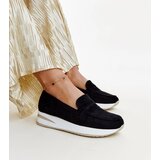 Gemre Black perforated Muna shoes | Shoptok.si