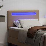  LED glava kreveta Boja cappuccina 90 cm Lažna koža | shoptok.hr