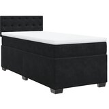 Maison Chic Box spring postelja - Vzmetna postelja z vzmetnico črn 90x190 cm žamet SL4152, (21888600) | Shoptok.si