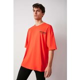 Grimelange High Oversize Red T-shirt | shoptok.hr