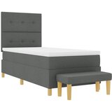  Krevet s opruga kutije Tamno siva 190 x 90 cm tkanina | shoptok.hr