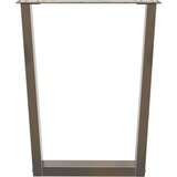  Noge jedilne mize V-oblika 3 kosi naravno jeklo 70x(72-73,3) cm, (21828663) | Shoptok.si