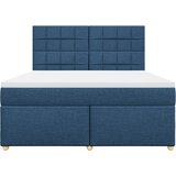  Krevet s oprugama i madracem plavi 180x200 cm od tkanine | shoptok.hr