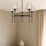  Luster na štapu MADELA 5xE14/40W/230V bež/crna | Eponuda.com