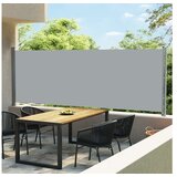  Uvlačiva bočna tenda za terasu 600 x 160 cm siva | shoptok.hr