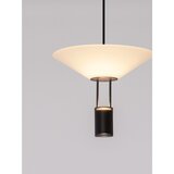 Nova Luce Mat crna LED viseća svjetiljka aluminijska sa sjenilom od akrilnog stakla ø 22 cm Anafi – | shoptok.hr