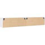 vidaXL Zidni ormarići 2 kom bijeli 100 x 30 x 35 cm masivna borovina | shoptok.hr