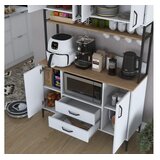 Hanah home Komoda s ladicama JE169 3400, 120x198,6x40 cm, Bijela | Eponuda.ba