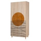 Woody Fashion Ormar Lidya 2 -974, 90x192x52 cm, Smeđa | Eponuda.ba