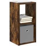  Noćni ormarić s ladicama Dimljeni hrast 25,5 x 22 x 49,5 cm | shoptok.hr