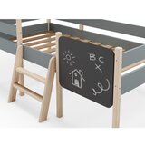 Marckeric Zeleni dječji krevet od masivnog bora u obliku kućice/podignuti 90x190 cm Mint – | shoptok.hr