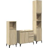 vidaXL 3-dijelni set kupaonskog namještaja boja hrasta sonome drveni | shoptok.hr