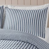 Catherine Lansfield Plava flanelska posteljina za krevet za jednu osobu 135x200 cm Stripe – | shoptok.hr