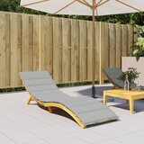  Jastuk za ležaljku prošarani svjetlosivi 200x70x4 cm od tkanine | shoptok.hr
