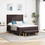  Krevet s opruga kutije Tamno smeđa 190 x 140 cm tkanina | shoptok.hr