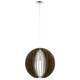 Eglo Cossano visilica/1 e27 ø500 nikl-mat/ tamno smeđa | shoptok.hr