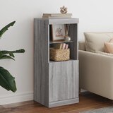  The Living Store Komoda z LED lučkami siva sonoma 41x37x100 cm - Komoda, (21442468) Cene