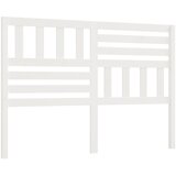  Uzglavlje za krevet bijelo 166 x 4 x 100 cm od masivne borovine | shoptok.hr