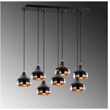 Opviq Vislica YILDO XXL, crna, metal , 88 x 36 cm, visina 112 cm, promjer cjenila 17 cm, visina 16 cm, podesiva visina, 7 X E27 40 W, Yıldo - 6894 | shoptok.hr