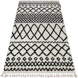 RugsX Preproge Preproga BERBER SAFI N9040 bela / črna 120x170 cm Bela | Shoptok.si