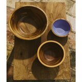 Kave Home Lesene skledice v kompletu 2 ks v naravni barvi Zairin – | Shoptok.si