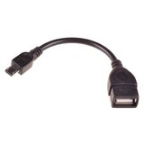 OTG On-The-Go USB kabel / adapter micro USB - črni | Shoptok.si