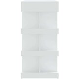 vidaXL Barska miza s policami bela 100x50x101,5 cm iverna plošča | Shoptok.si