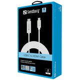 Sandberg USB-C/HDMI kabel(4K/32Hz, 2m), bijeli | shoptok.hr