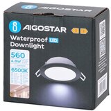 Aigostar LED ugradna plafonska svetiljka za kupatilo LED/4,8W/230V 6500K crna IP65 | Eponuda.com