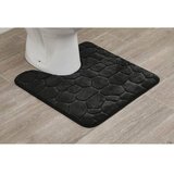 Tendance Tepih oko wc solje pebble 45x50cm memo pena mikrofiber crna | Eponuda.com