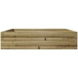  Vrtno cvetlično korito 100x100x23 cm impregnirana borovina | Shoptok.si