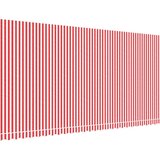 vidaXL Nadomestna tkanina za tendo rdeče in bele črte 6x3 m | Shoptok.si