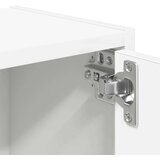 vidaXL Knjižna omara bela 40x24x77 cm inženirski les | Shoptok.si