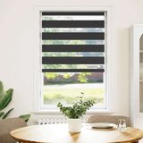 vidaXL idaXL Zebra senčilo črna 75x150 cm tkanina širina 70,9 cm poliester | Shoptok.si