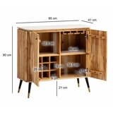 MID.YOU Barska Omara Akazie, Pravi Les, Videz Marmorja | Shoptok.si