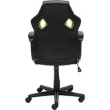XORA pisarniški stol kovina, umetna masa, tekstil siva, zelena, črna | Shoptok.si