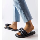 Gemre Black flip-flops with a bow Lende | shoptok.hr