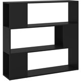 Ormarić za knjige / sobna pregrada crni 100 x 24 x 94 cm | shoptok.hr