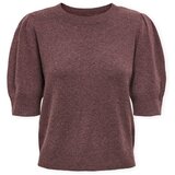 Only Puloverji Noos Rica Life Knit - Rose Brown Vijolična Cene