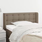  Uzglavlje s ušima smeđesivo 83x16x78/88 cm od tkanine | shoptok.hr