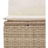  9-dijelni set vrtnih sofa s jastucima bež od poliratana | shoptok.hr