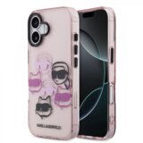 Karl Lagerfeld Originalen MagSafe ovitek iPhone 17 - Roza - KLHCP17SHMCHKCOP | Shoptok.si