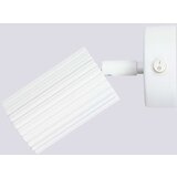  Stenska svetilka KARBON bela s stikalom, (21626759) | Shoptok.si