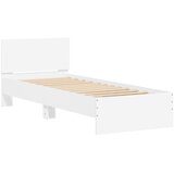  Okvir kreveta s uzglavljem bijeli 90x190 cm konstruirano drvo | shoptok.hr